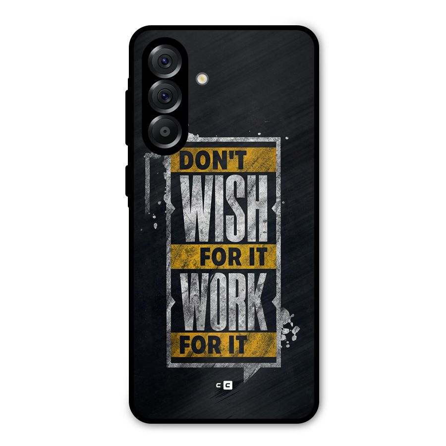 Wish Work Metal Back Case for Galaxy A36