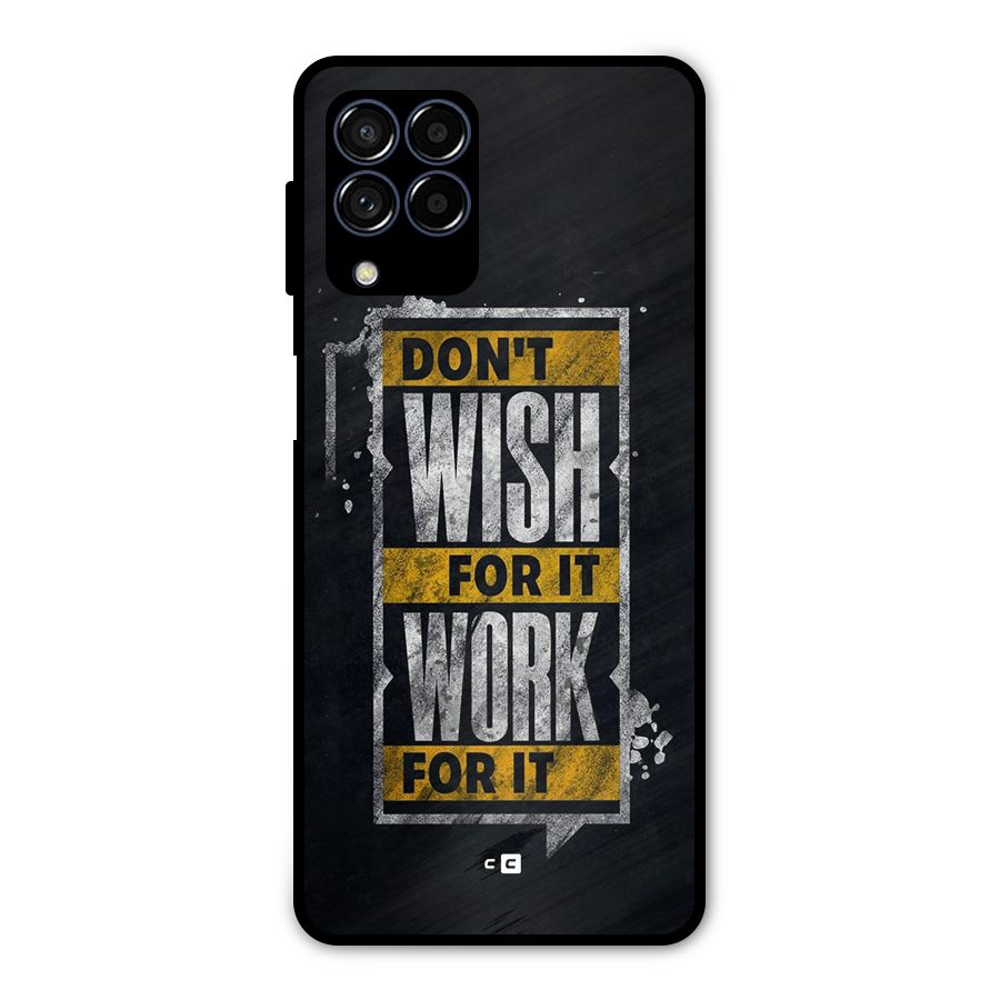 Wish Work Metal Back Case for Galaxy M53 5G