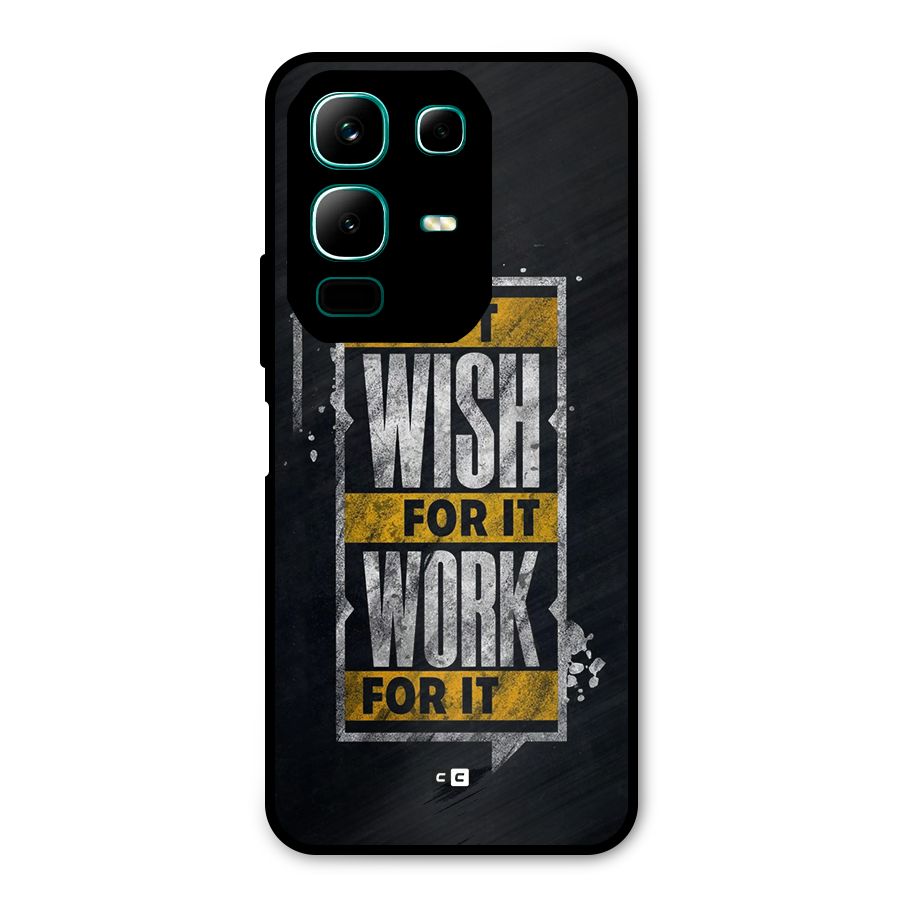 Wish Work Metal Back Case for Infinix Note 50x