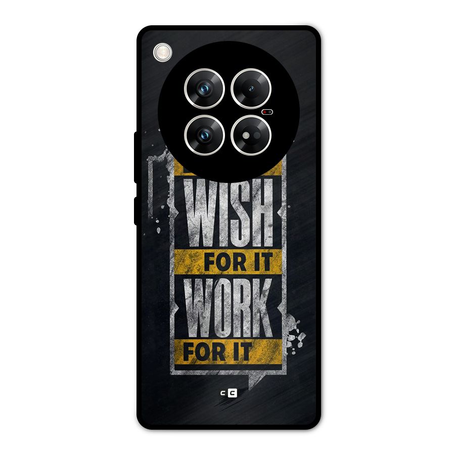 Wish Work Metal Back Case for Infinix Zero 40 5G