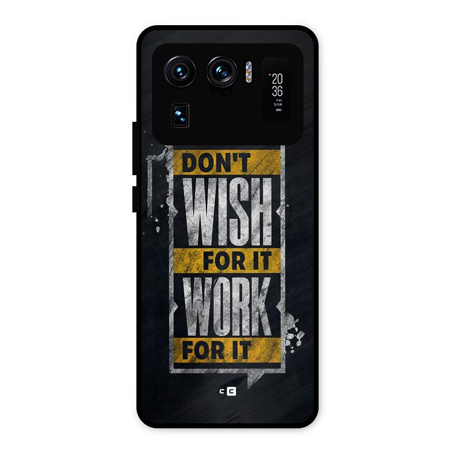 Wish Work Metal Back Case for Mi 11 Ultra