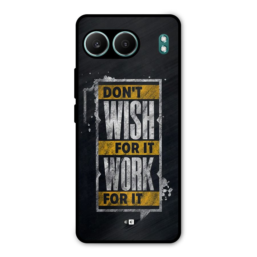 Wish Work Metal Back Case for OnePlus Nord 4