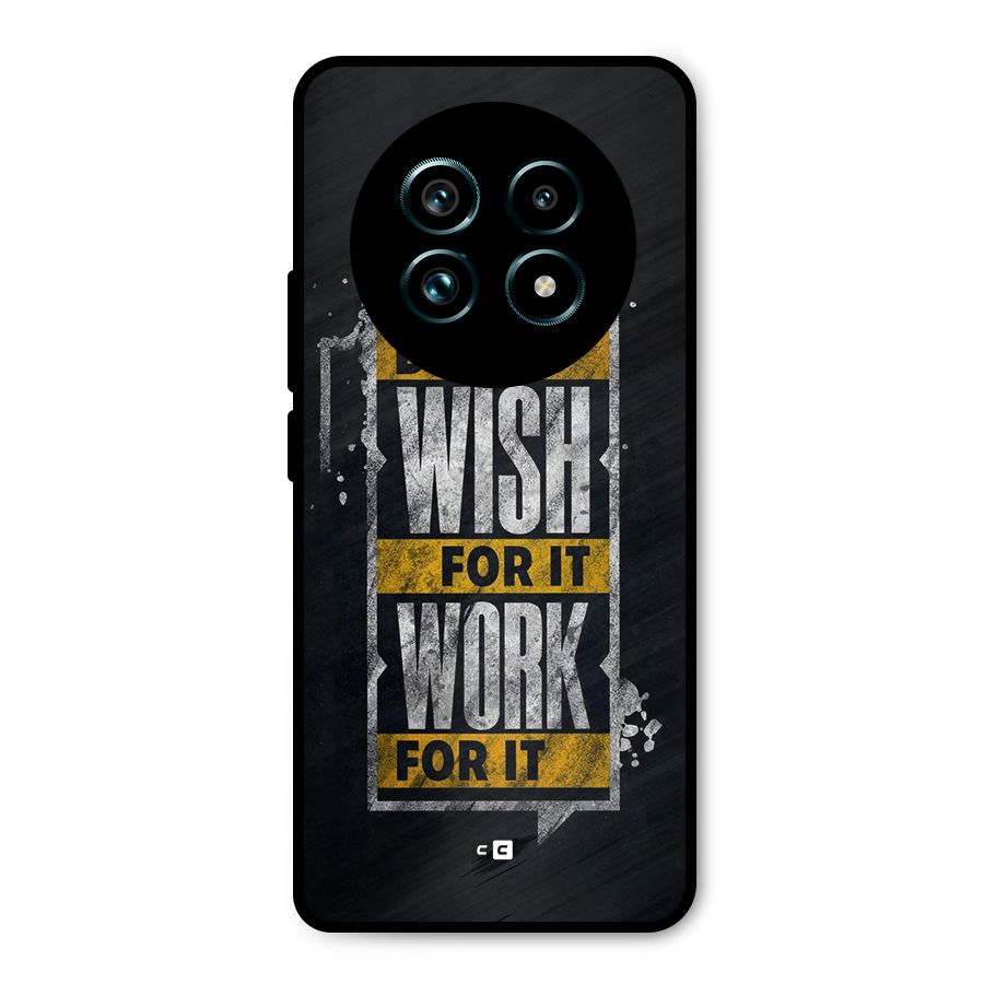 Wish Work Metal Back Case for Realme 13 Pro Plus