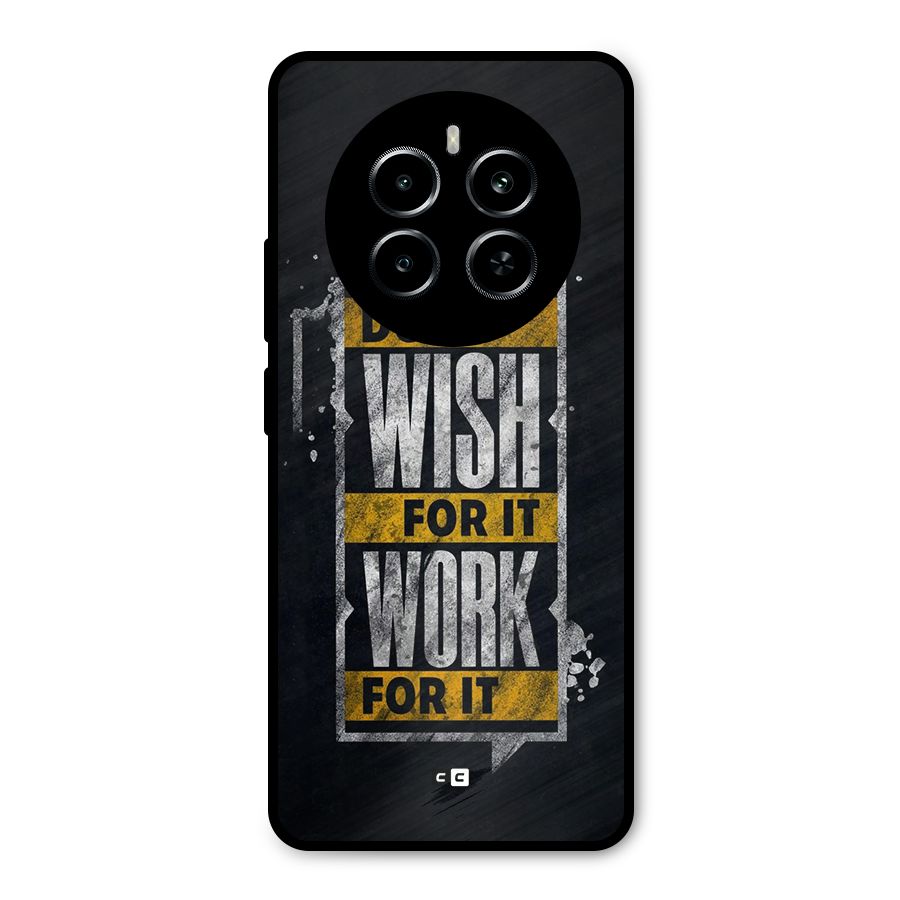 Wish Work Metal Back Case for Realme P1