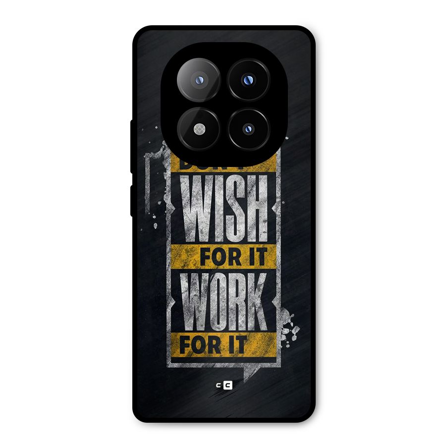 Wish Work Metal Back Case for Redmi Note 14 Pro Plus 5G