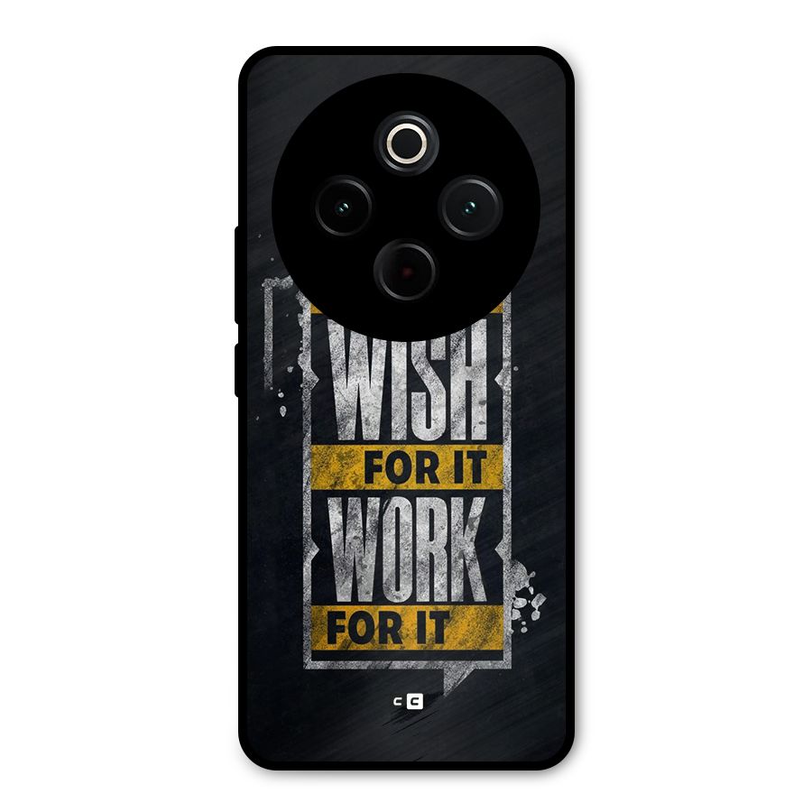 Wish Work Metal Back Case for Vivo T4