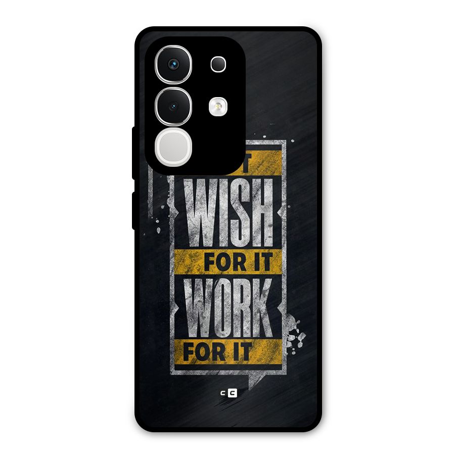 Wish Work Metal Back Case for Vivo T4x