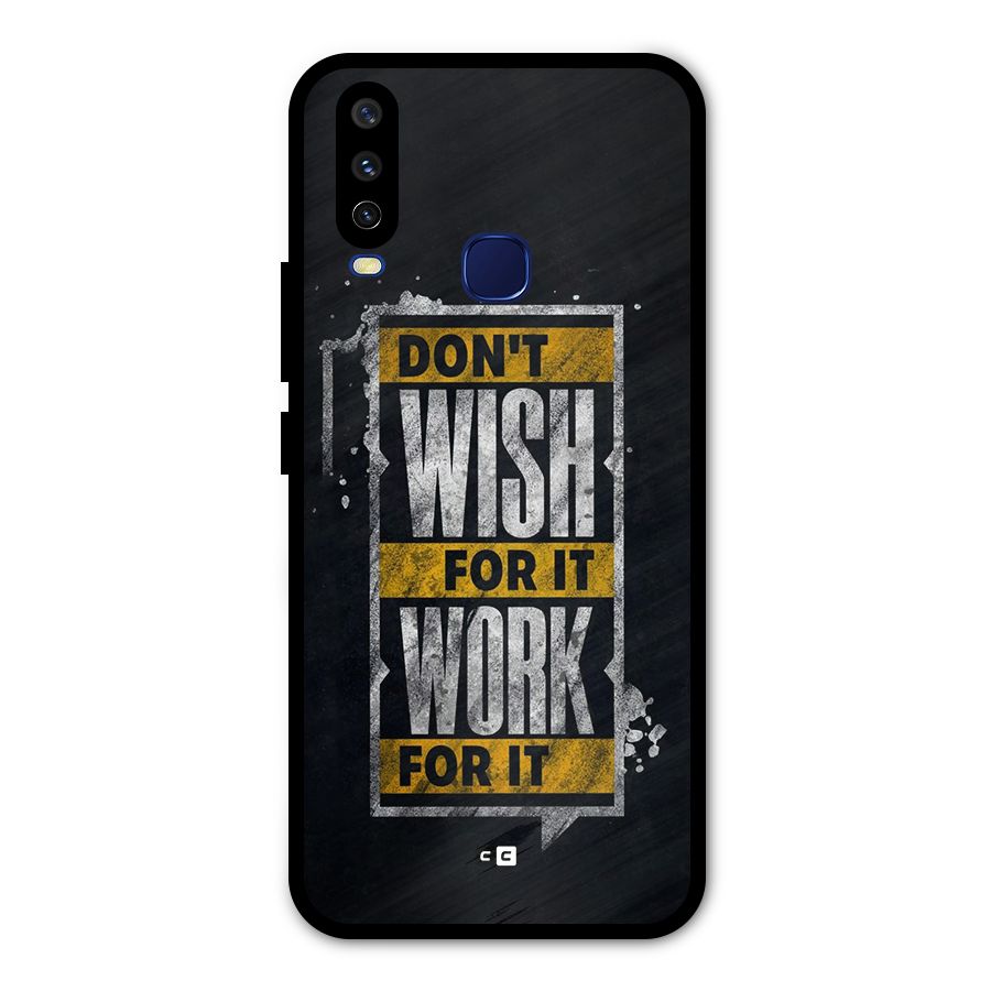 Wish Work Metal Back Case for Vivo Y15