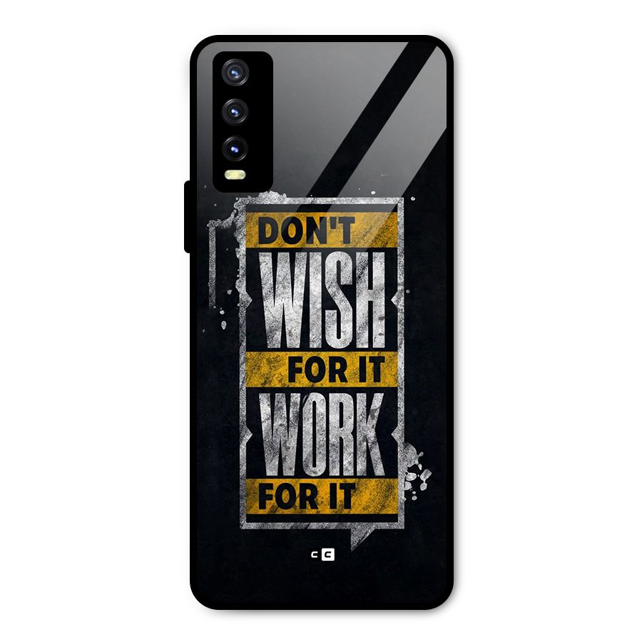 Wish Work Metal Back Case for Vivo Y20