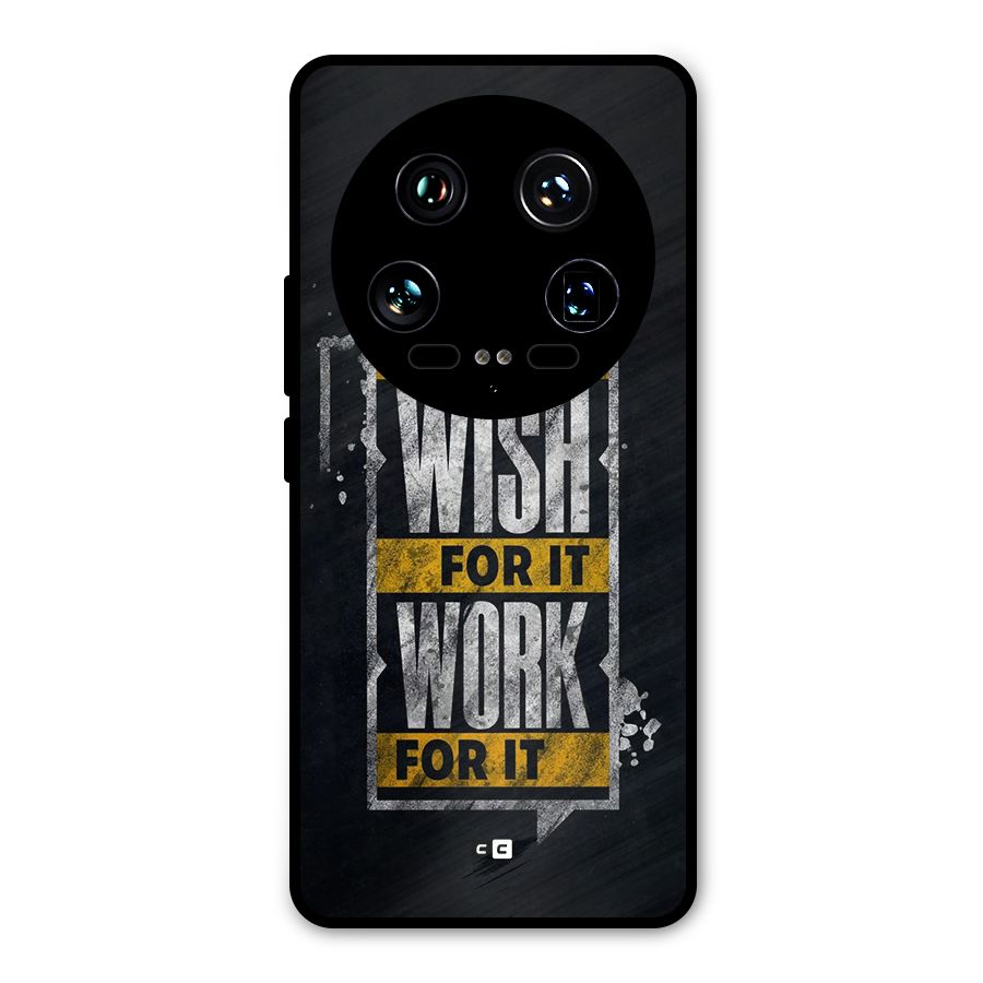 Wish Work Metal Back Case for Xiaomi 14 Ultra