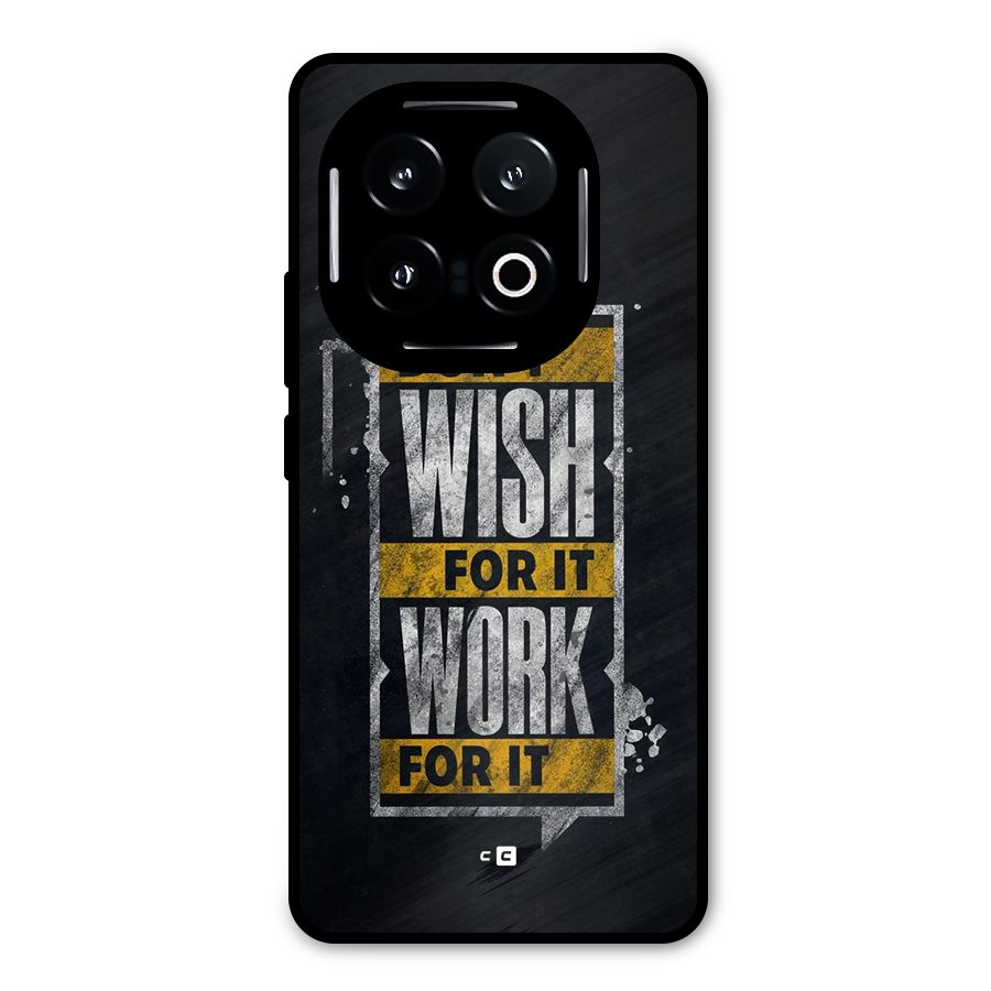 Wish Work Metal Back Case for iQOO 13