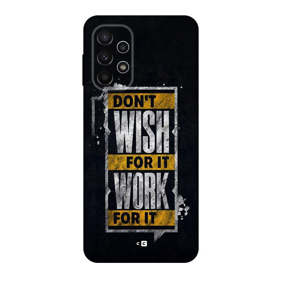 Wish Work Original Polycarbonate Back Case for Galaxy A23