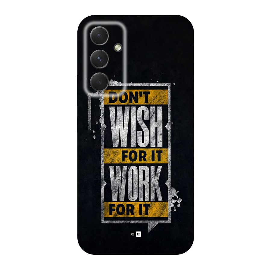 Wish Work Original Polycarbonate Back Case for Galaxy A54