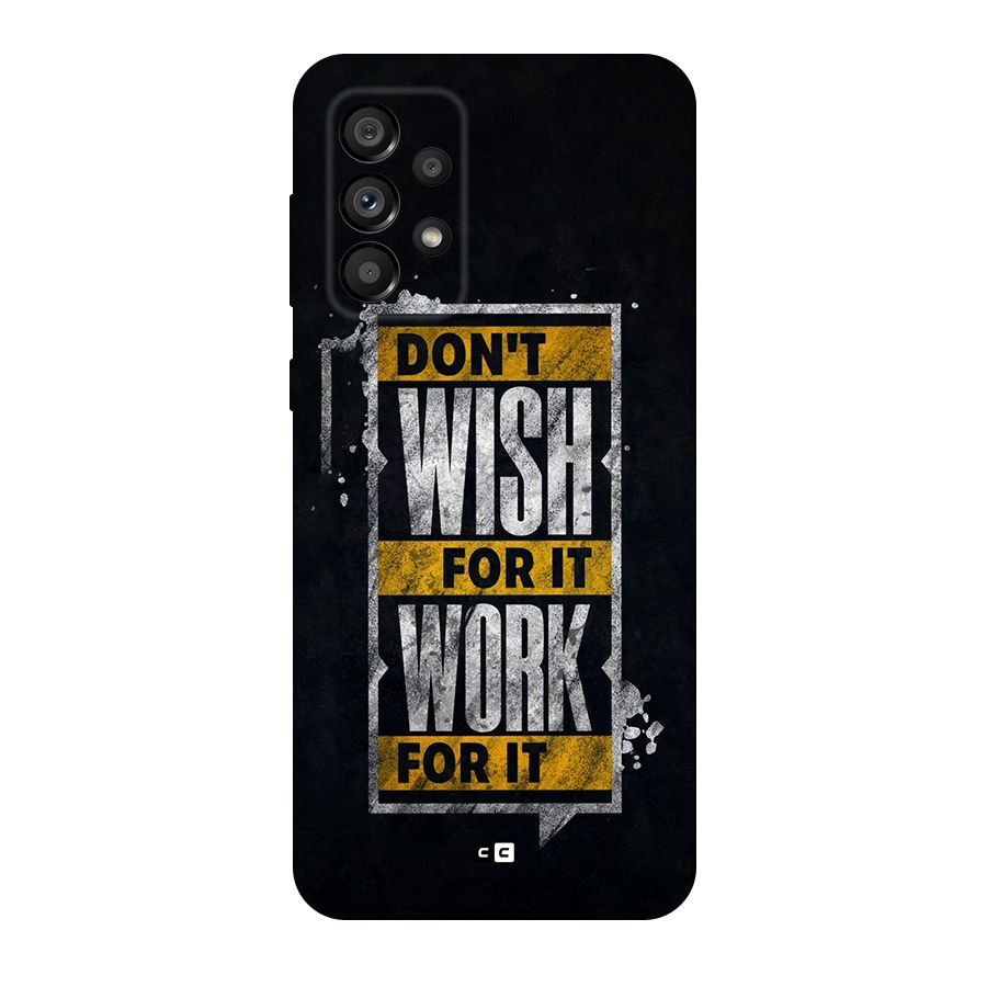 Wish Work Original Polycarbonate Back Case for Galaxy A73 5G