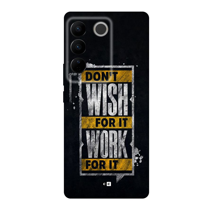 Wish Work Original Polycarbonate Back Case for Vivo V27