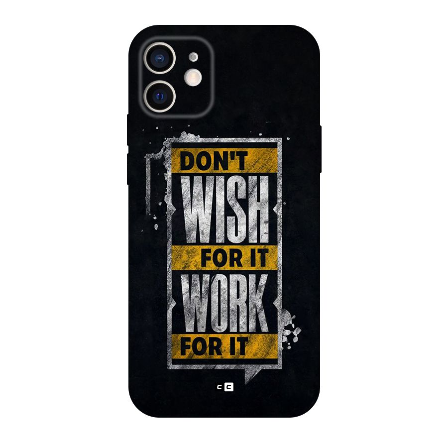 Wish Work Original Polycarbonate Back Case for iPhone 12
