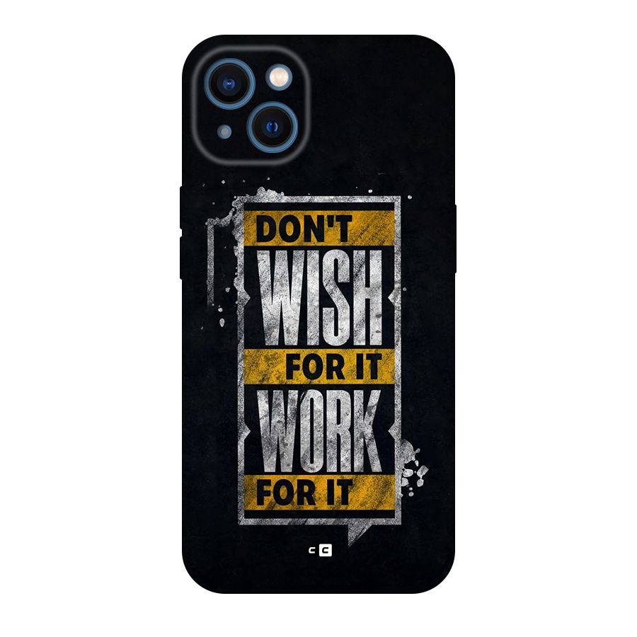 Wish Work Original Polycarbonate Back Case for iPhone 13