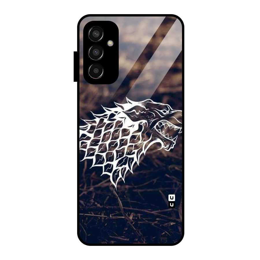 Wolf In White Glass Back Case for Galaxy F13