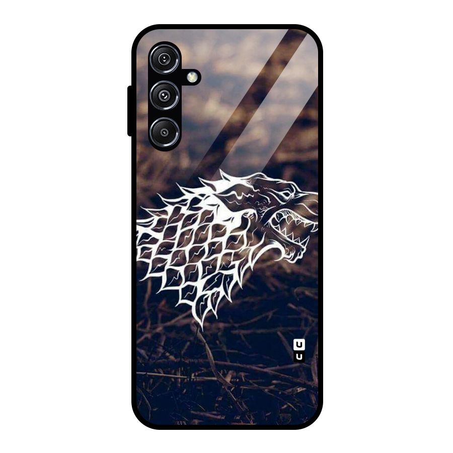 Wolf In White Glass Back Case for Galaxy M34 5G