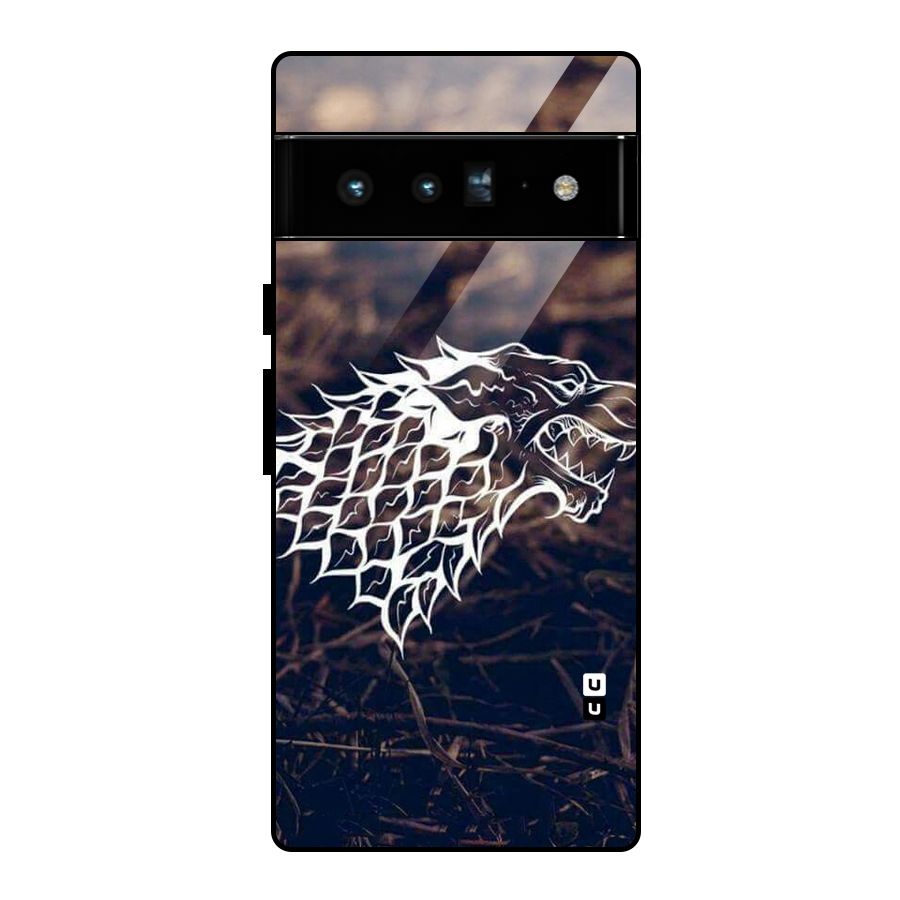 Wolf In White Glass Back Case for Google Pixel 6 Pro