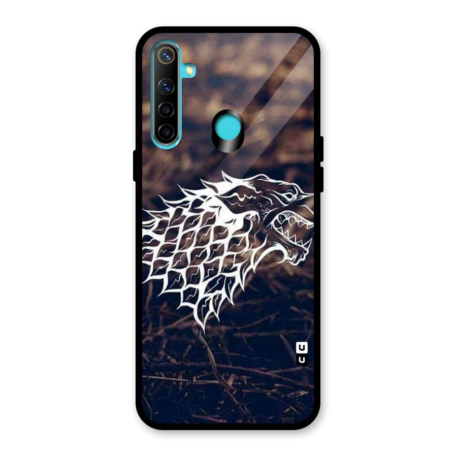 Wolf In White Glass Back Case for Realme Narzo 10