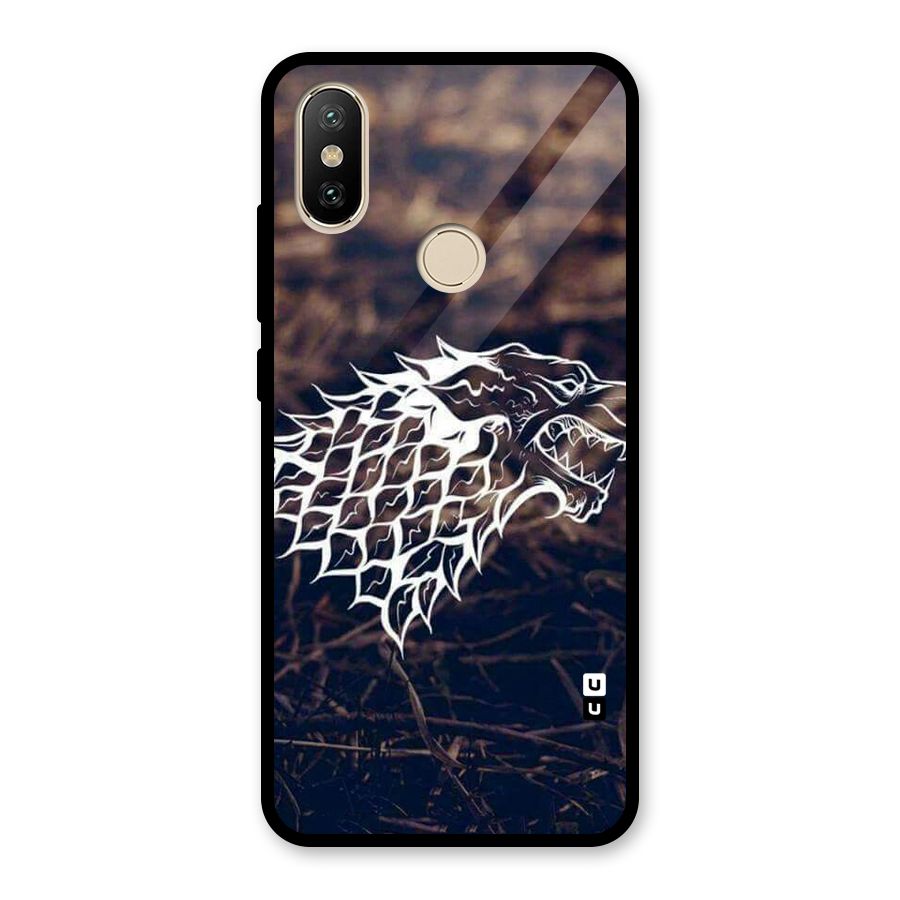 Wolf In White Glass Back Case for Redmi A2