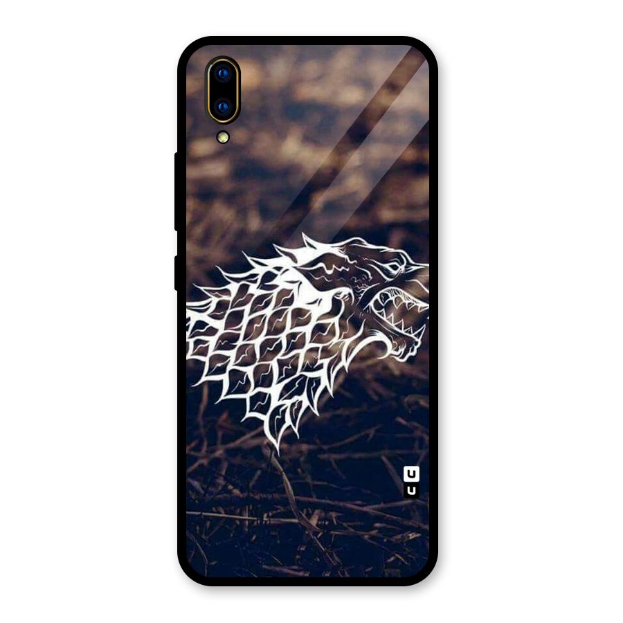 Wolf In White Glass Back Case for Vivo V11 Pro