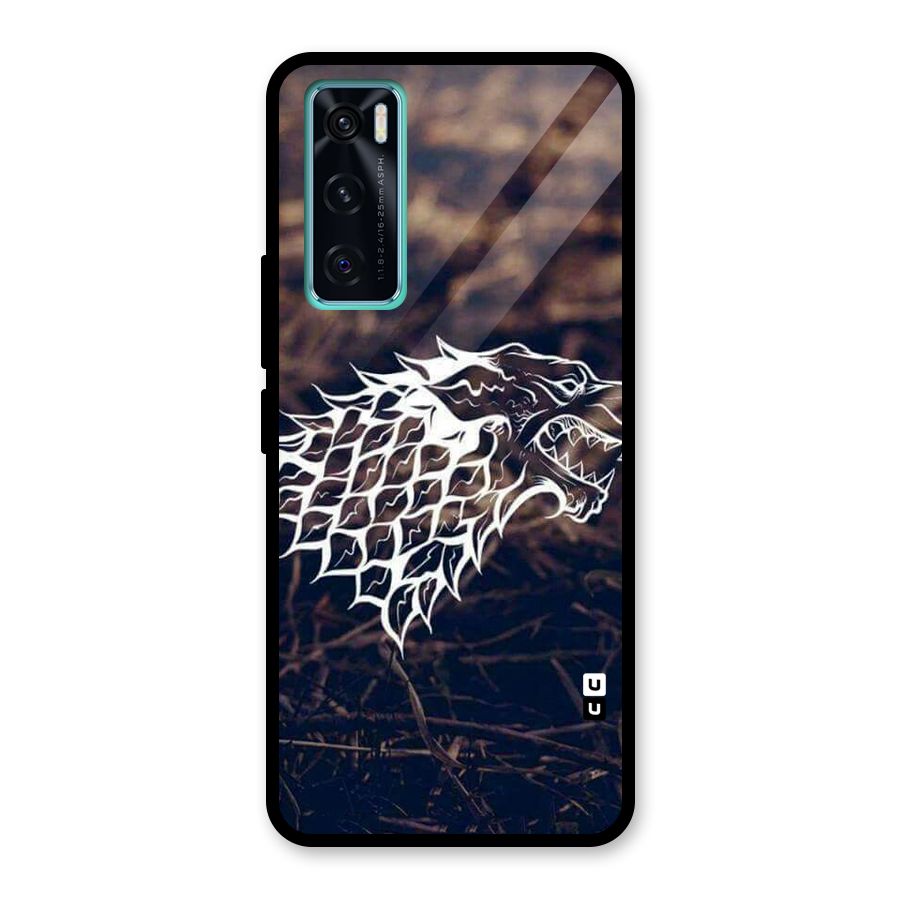 Wolf In White Glass Back Case for Vivo V20 SE