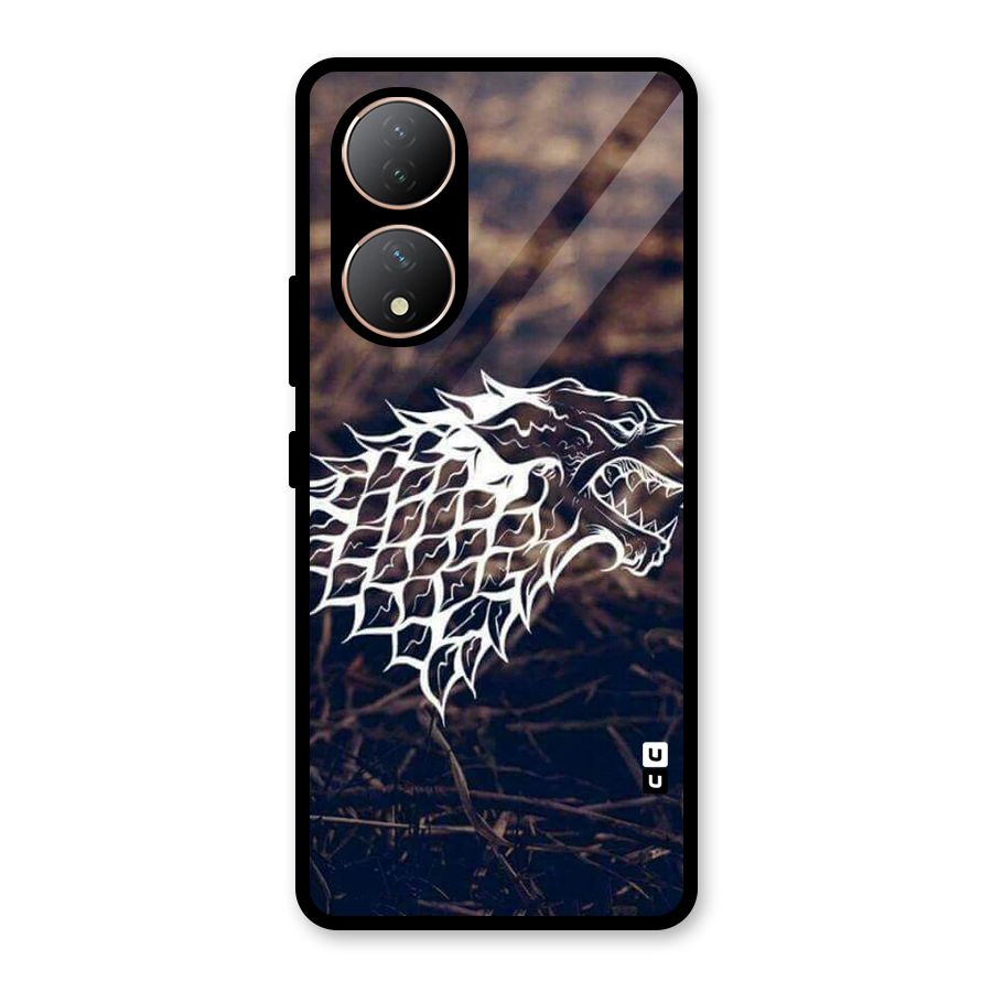 Wolf In White Glass Back Case for Vivo Y100A