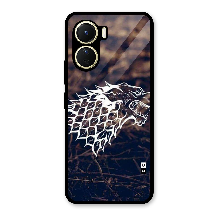 Wolf In White Glass Back Case for Vivo Y16