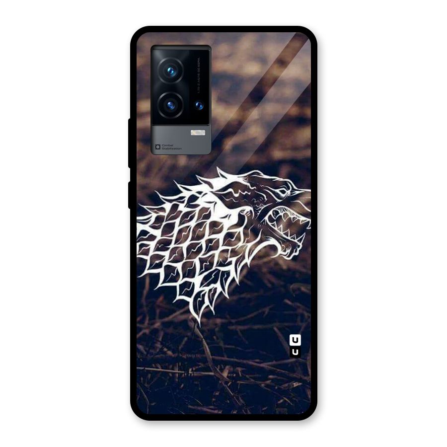 Wolf In White Glass Back Case for iQOO 9 5G