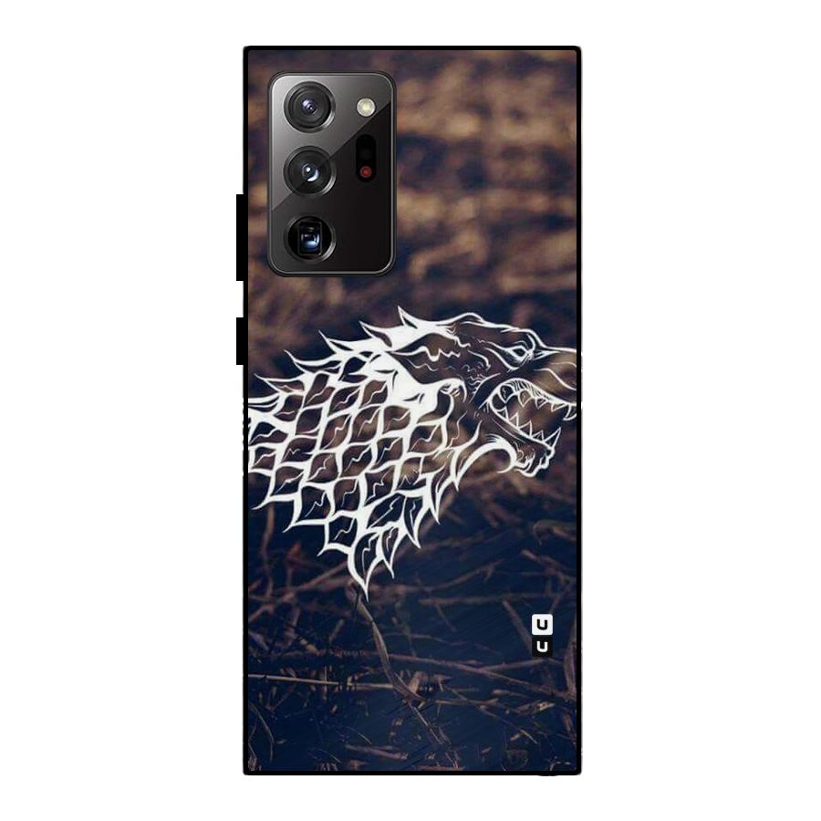Wolf In White Metal Back Case for Galaxy Note 20 Ultra 5G
