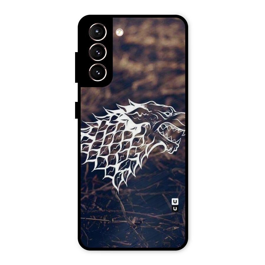 Wolf In White Metal Back Case for Galaxy S21 5G