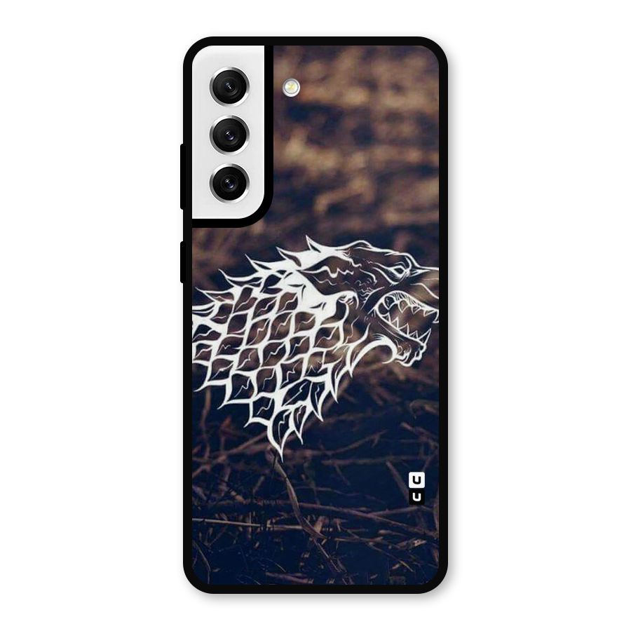 Wolf In White Metal Back Case for Galaxy S21 FE 5G
