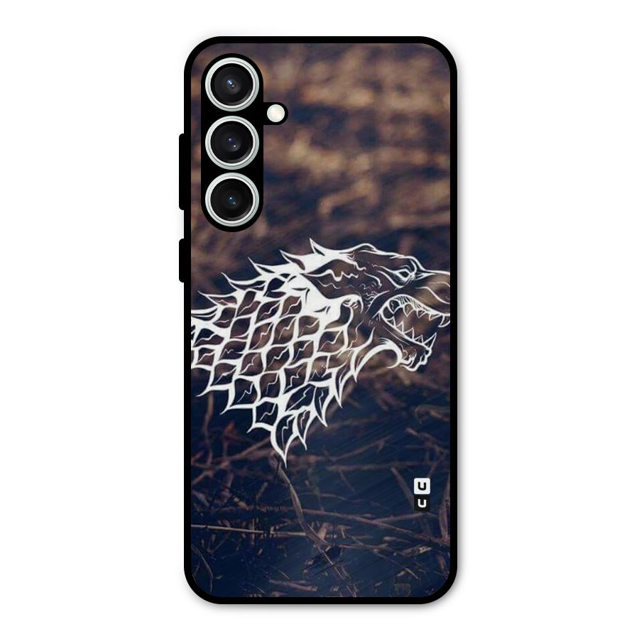 Wolf In White Metal Back Case for Galaxy S23 FE
