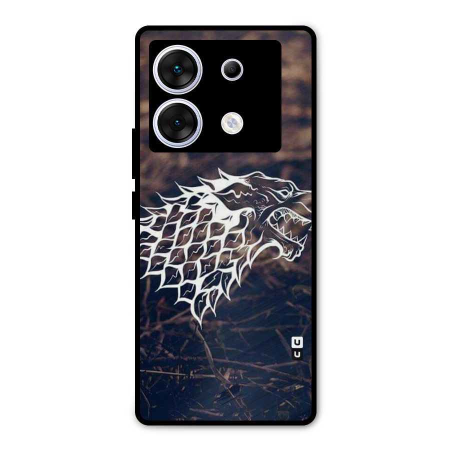 Wolf In White Metal Back Case for Infinix Zero 30 5G