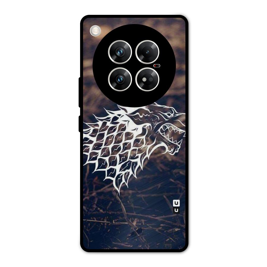 Wolf In White Metal Back Case for Infinix Zero 40 5G