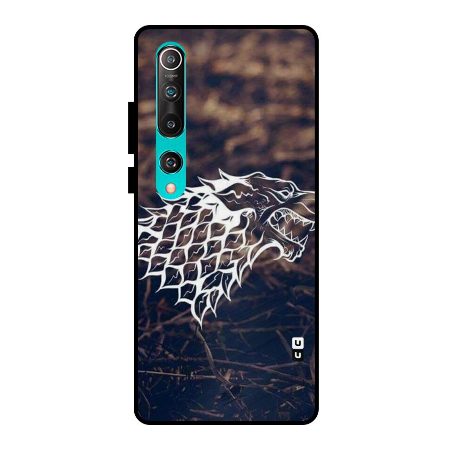 Wolf In White Metal Back Case for Mi 10