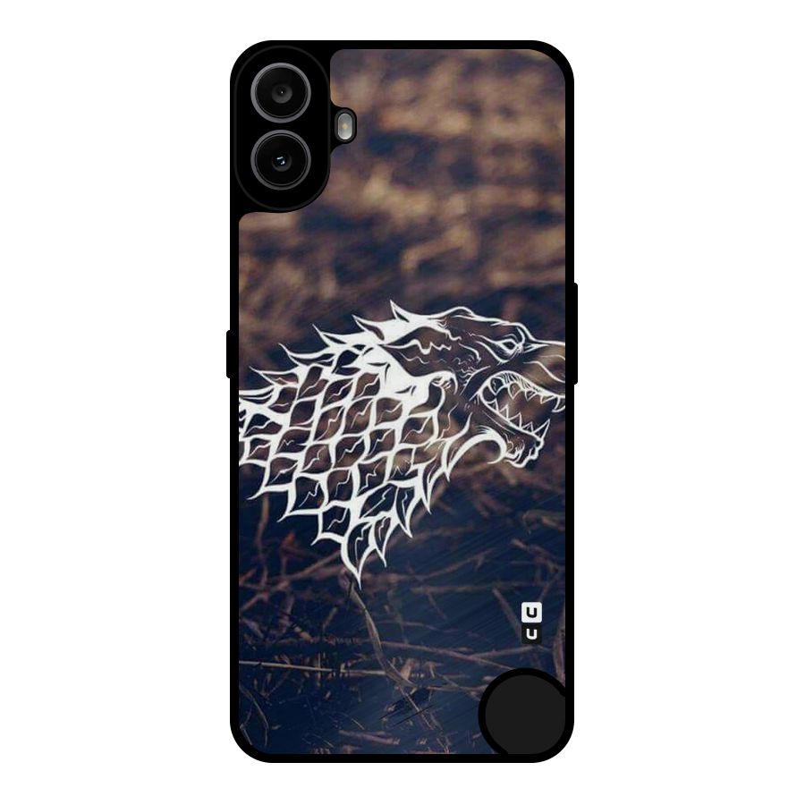 Wolf In White Metal Back Case for Nothing CMF Phone 1