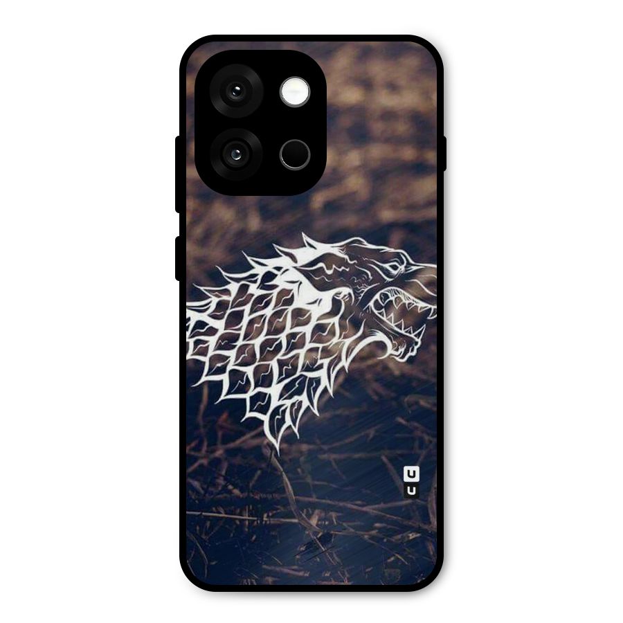 Wolf In White Metal Back Case for OnePlus 13s