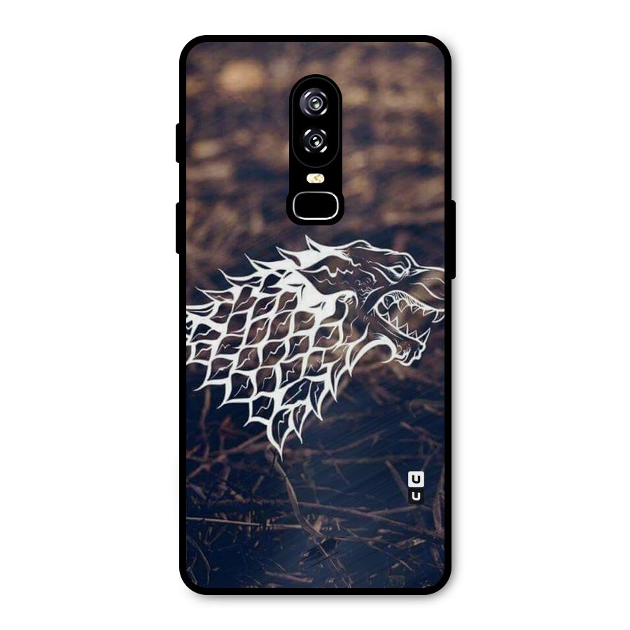 Wolf In White Metal Back Case for OnePlus 6