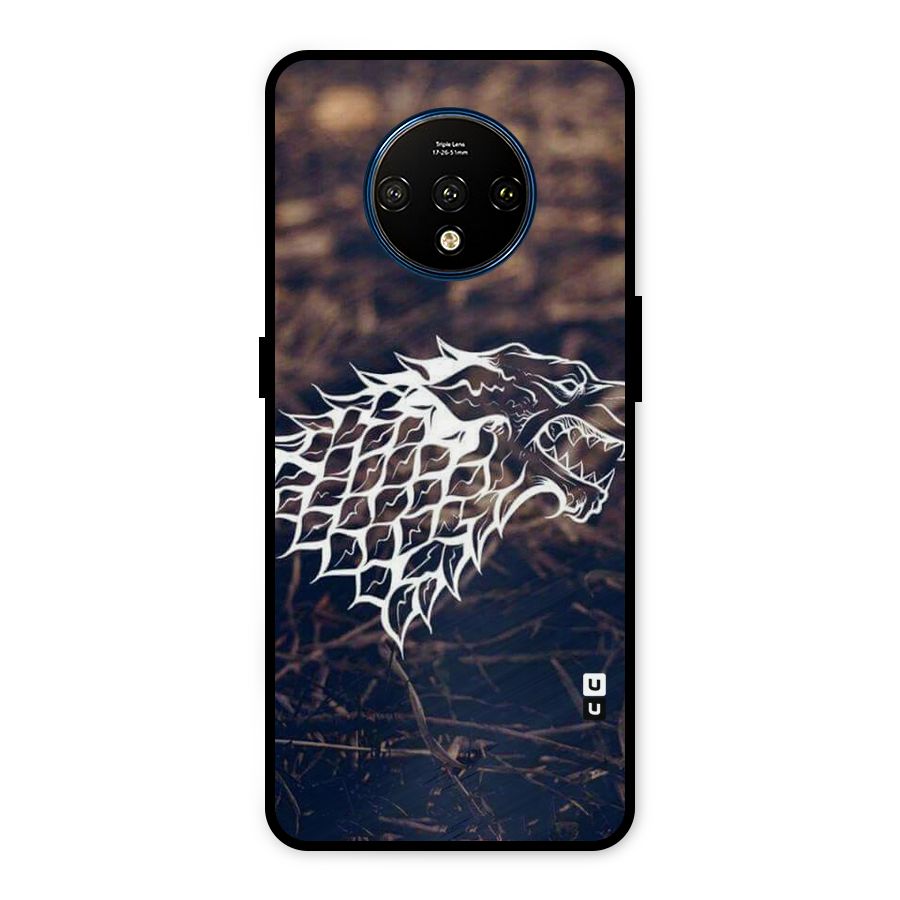 Wolf In White Metal Back Case for OnePlus 7T