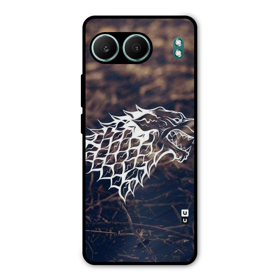 Wolf In White Metal Back Case for OnePlus Nord 4
