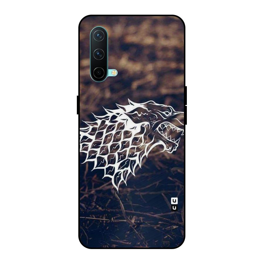 Wolf In White Metal Back Case for OnePlus Nord CE 5G
