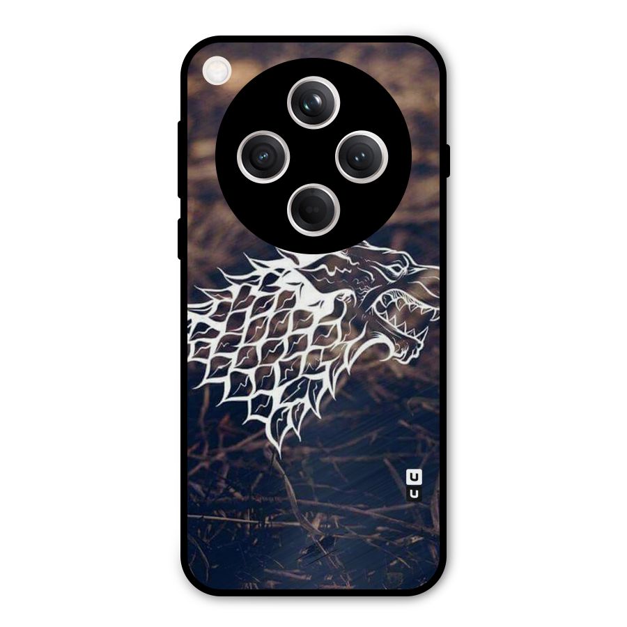 Wolf In White Metal Back Case for Oppo Find X8
