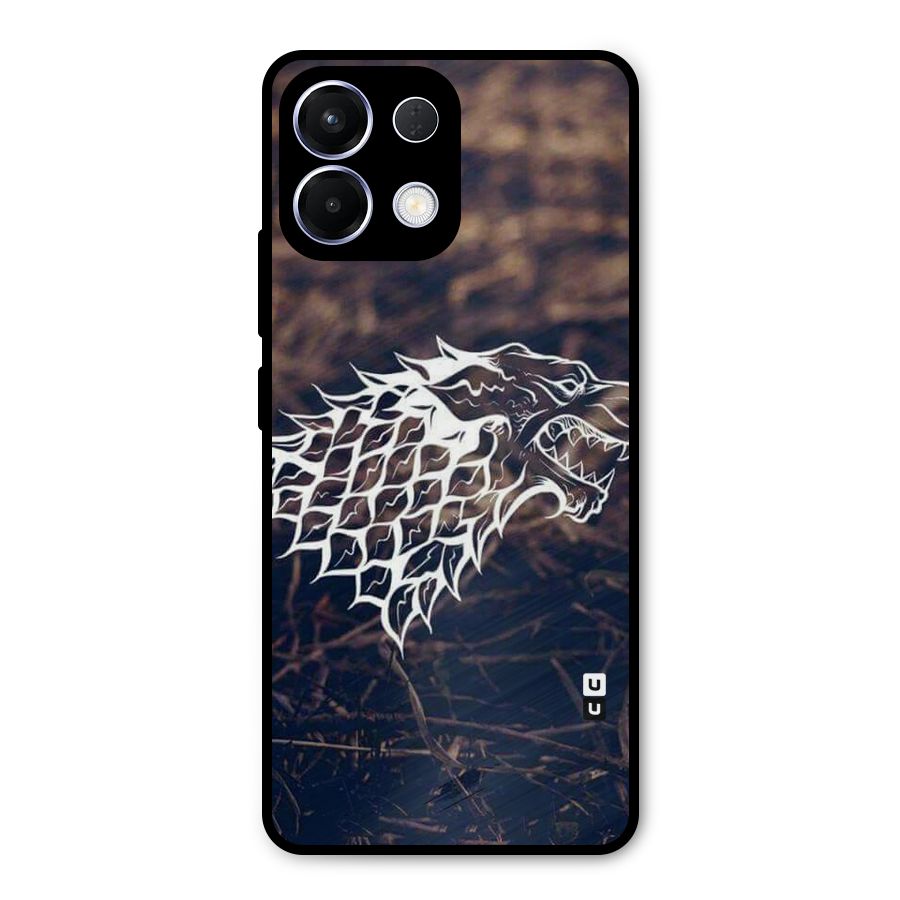 Wolf In White Metal Back Case for Oppo K13