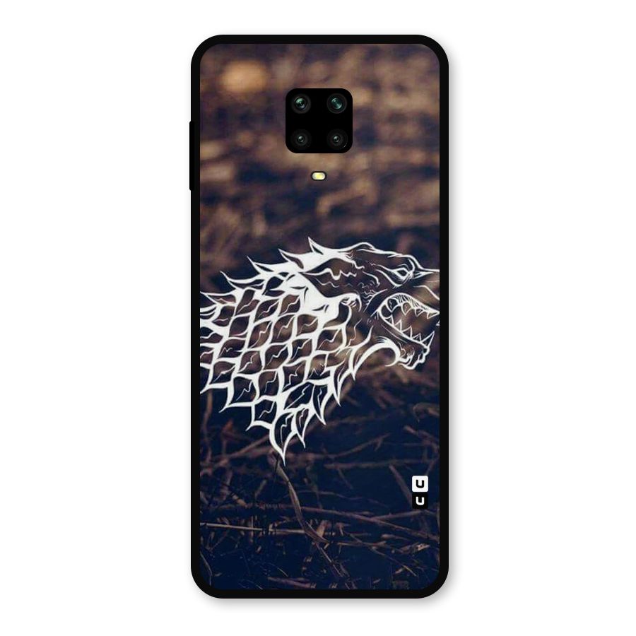 Wolf In White Metal Back Case for Poco M2 Pro