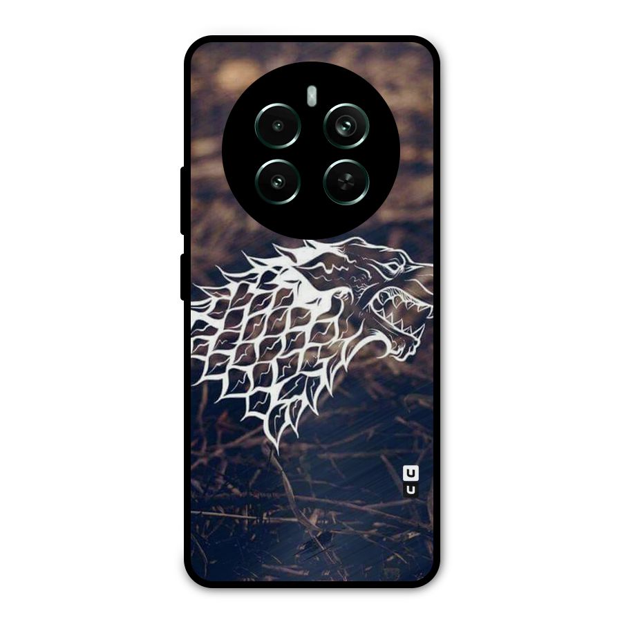 Wolf In White Metal Back Case for Realme 12 Pro Plus