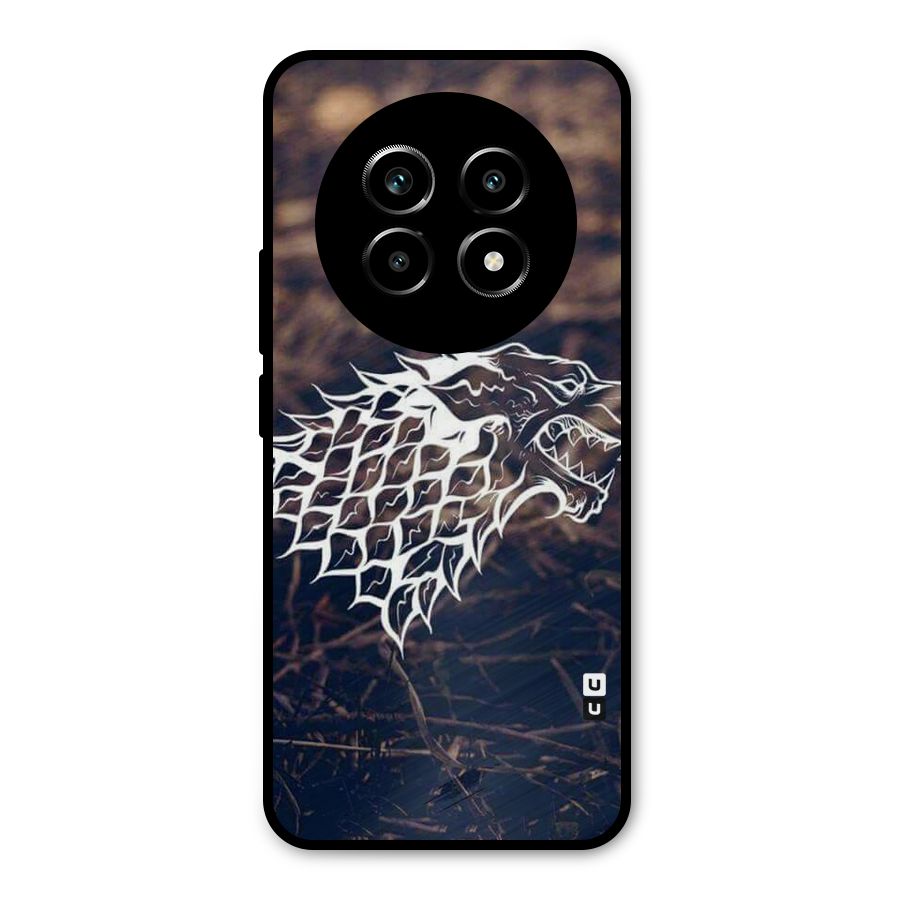 Wolf In White Metal Back Case for Realme 13 Pro