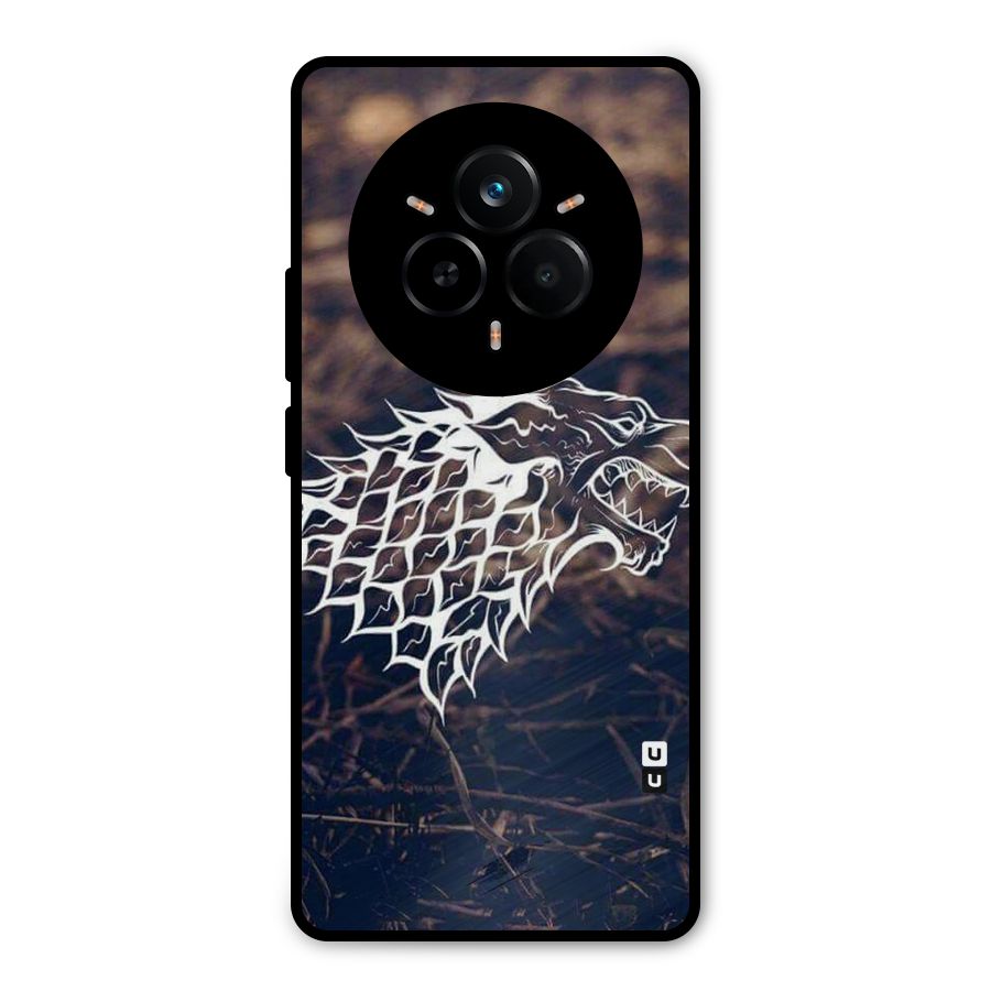 Wolf In White Metal Back Case for Realme 14 Pro